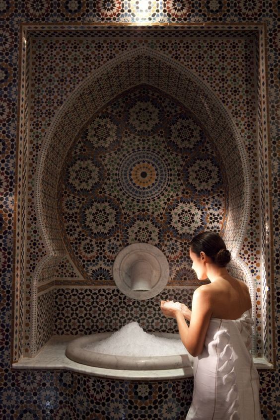 Moroccan steam bath